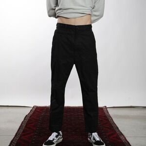 AD2013 JUNYA WATANABE‎ MAN Comme Des Garcons Black Cotton Trousers Size M